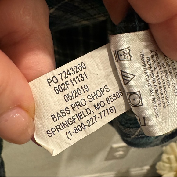 Red Head Men’s Flannel, Teal Plaid, Button Down, Long Sleeve Shirt- size XL - Picture 6 of 6